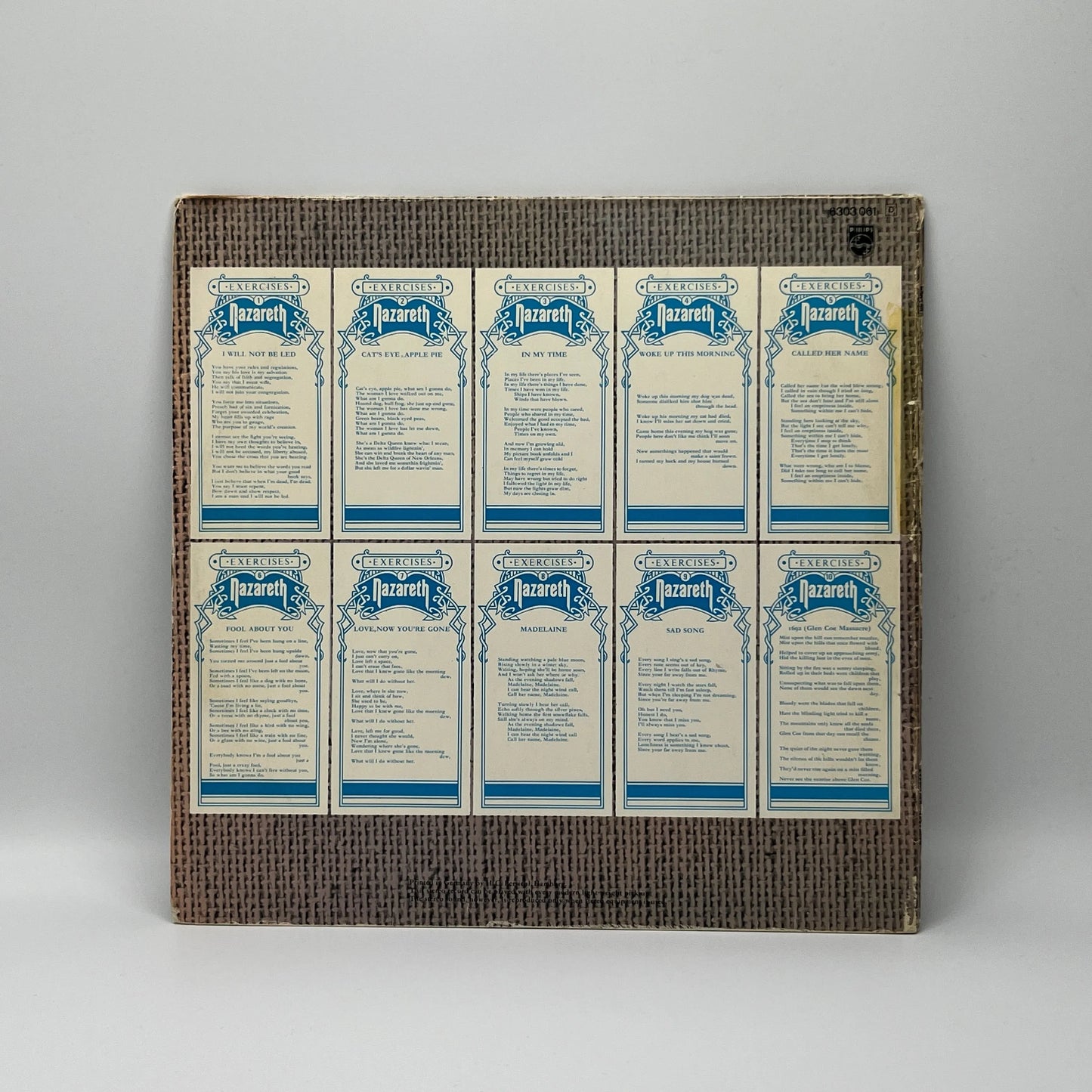 Nazareth - Exercises LP