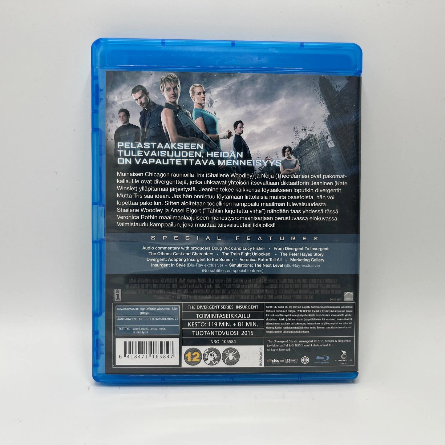 Outolintu-Sarja - Kapinallinen (Blu-Ray)
