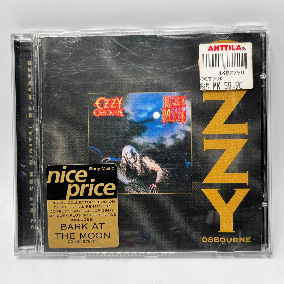 Ozzy Osbourne - Bark At The Moon CD