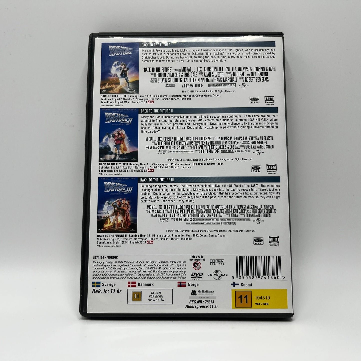 Paluu Tulevaisuuteen Trilogia (3DVD)