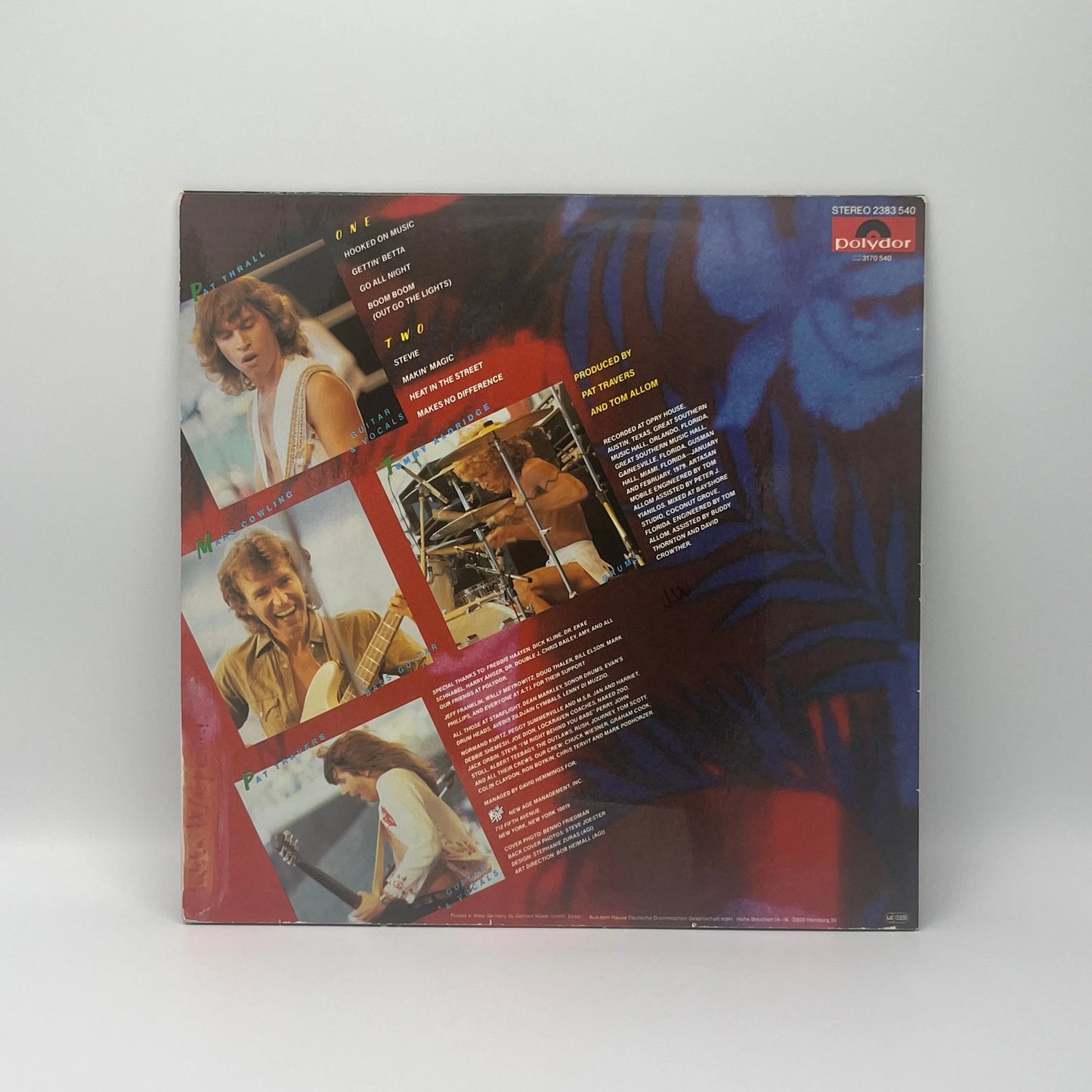 Pat Travers Band - Live! Go For What You Know LP