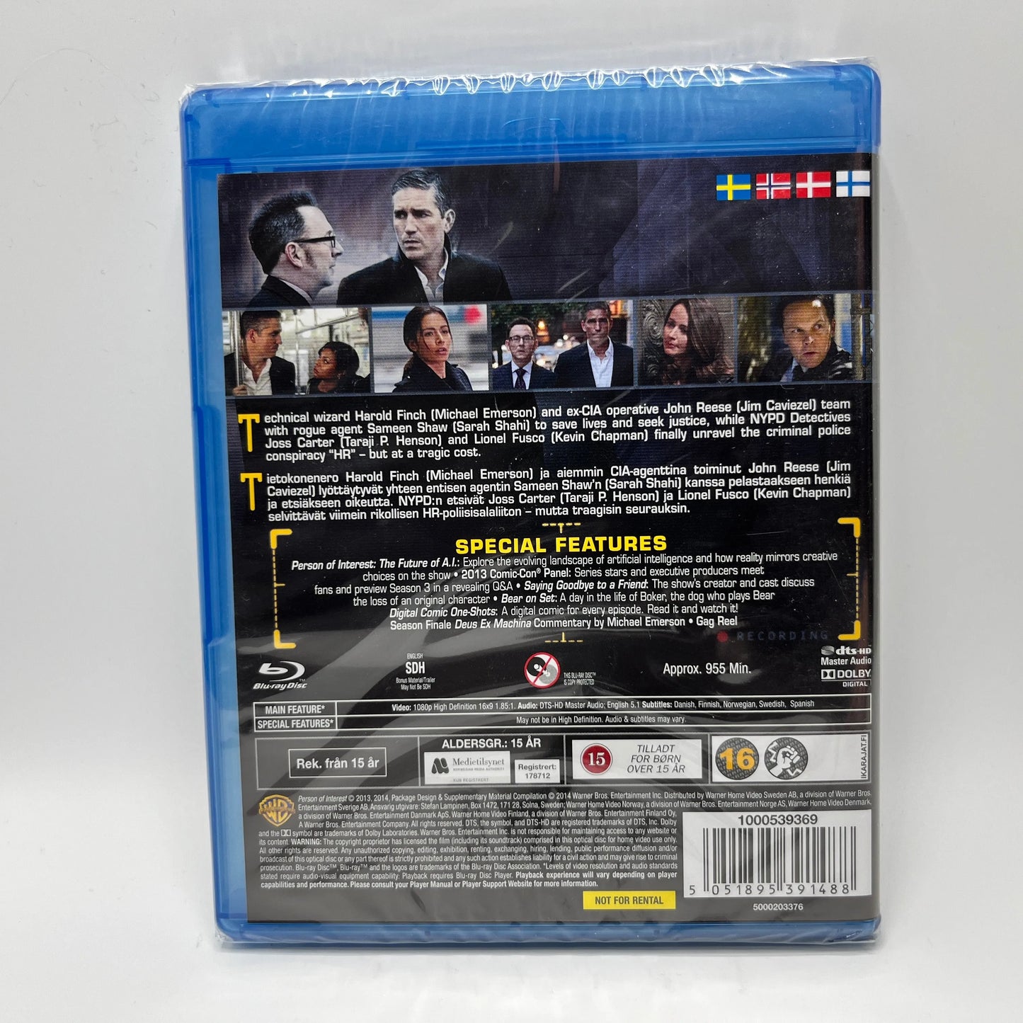 Person Of Interest - 3. Kausi (Blu-Ray)