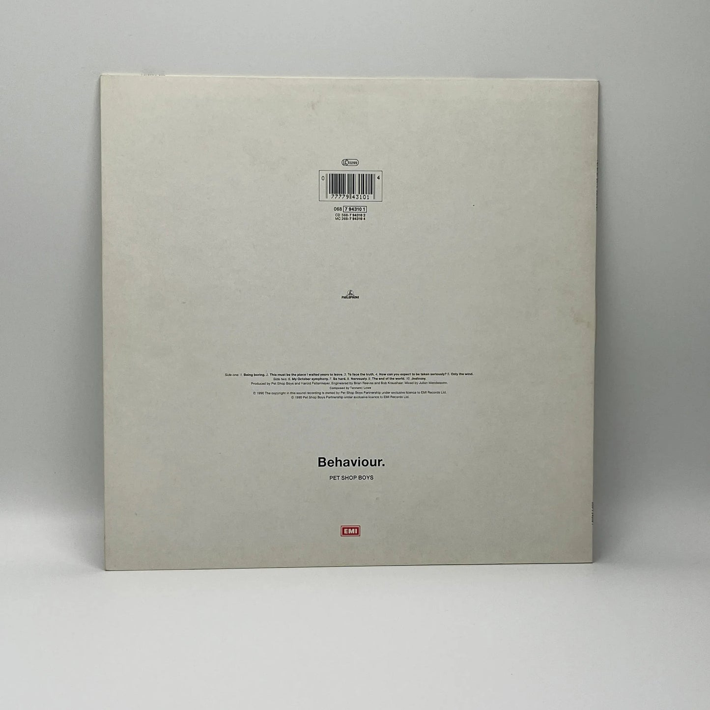 Pet Shop Boys - Behaviour LP