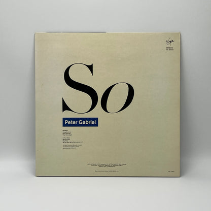 Peter Gabriel - So LP