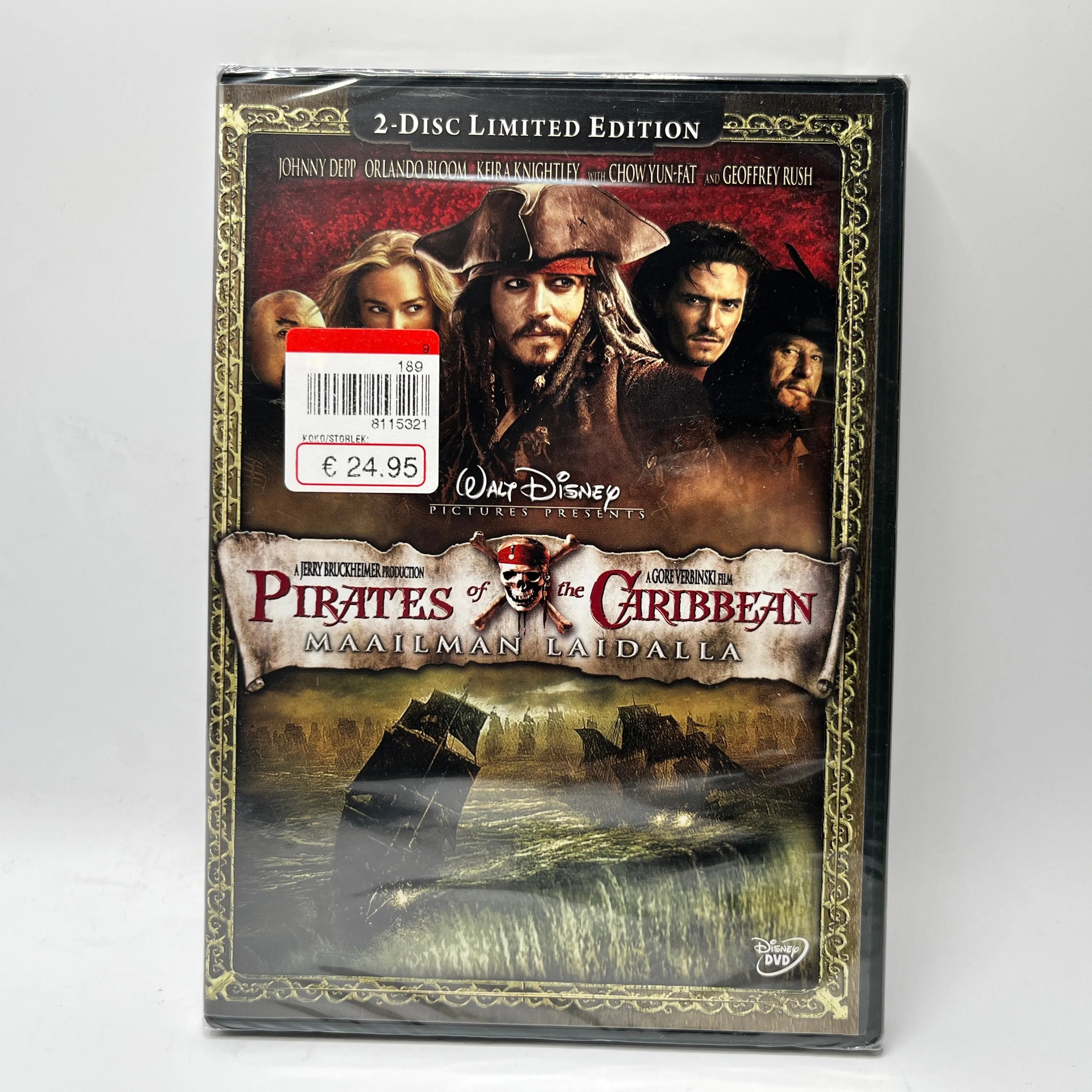 Pirates Of The Caribbean - Maailman Laidalla (DVD)