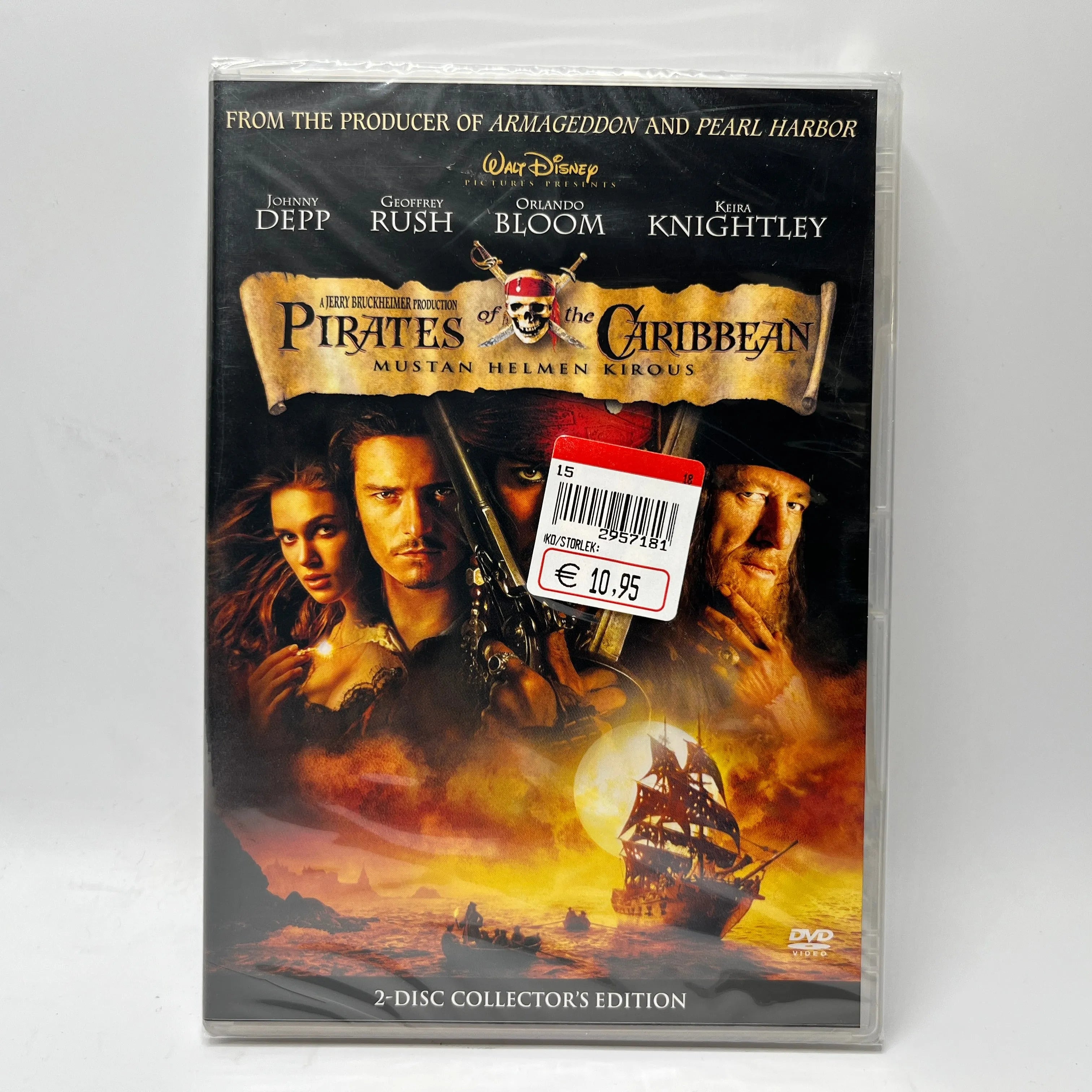 Pirates Of The Caribbean - Mustan Helmen Kirous (DVD)