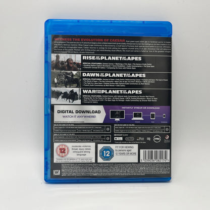 Planet Of The Apes Trilogy *Ei Suomi Txt* (Blu-Ray)