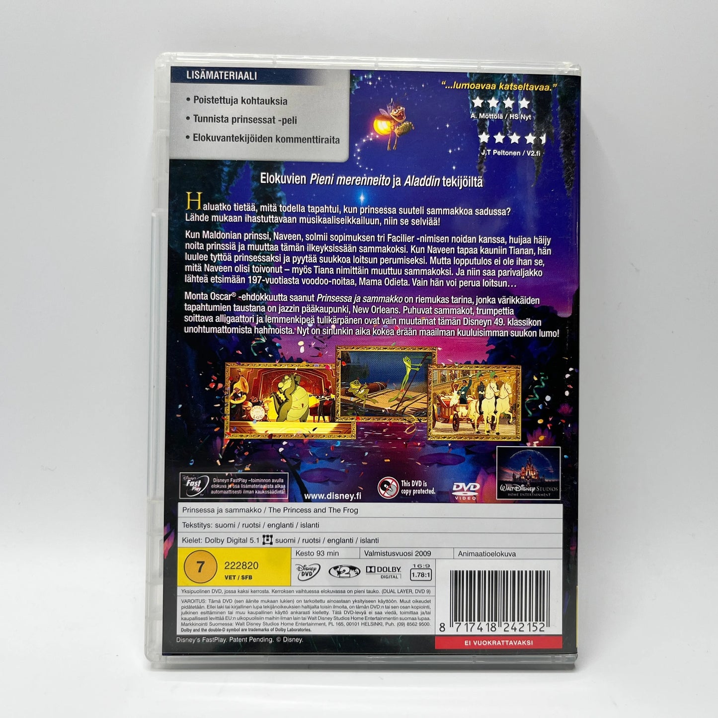 Prinsessa Ja Sammakko (DVD)