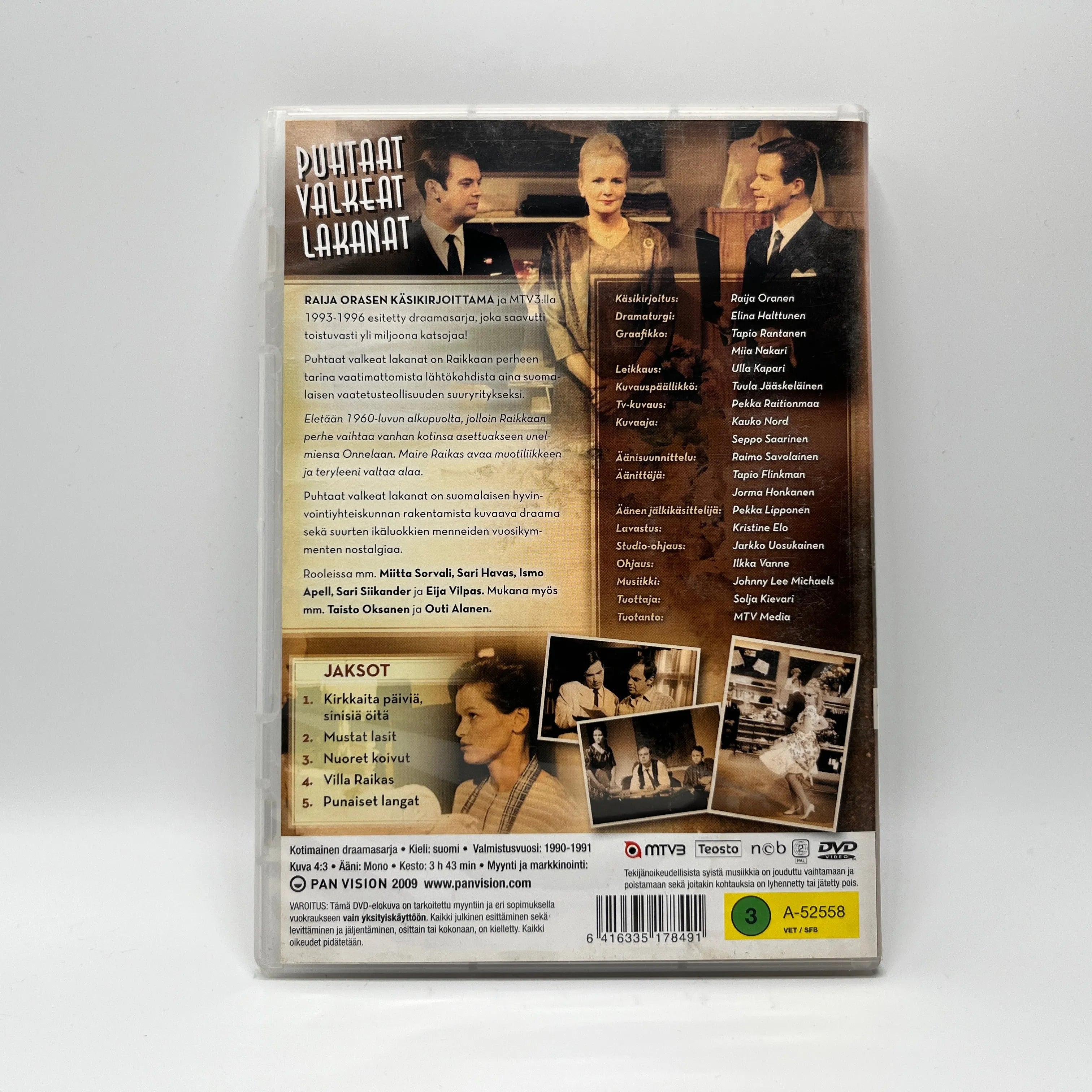 Puhtaat Valkeat Lakanat 1 (DVD)