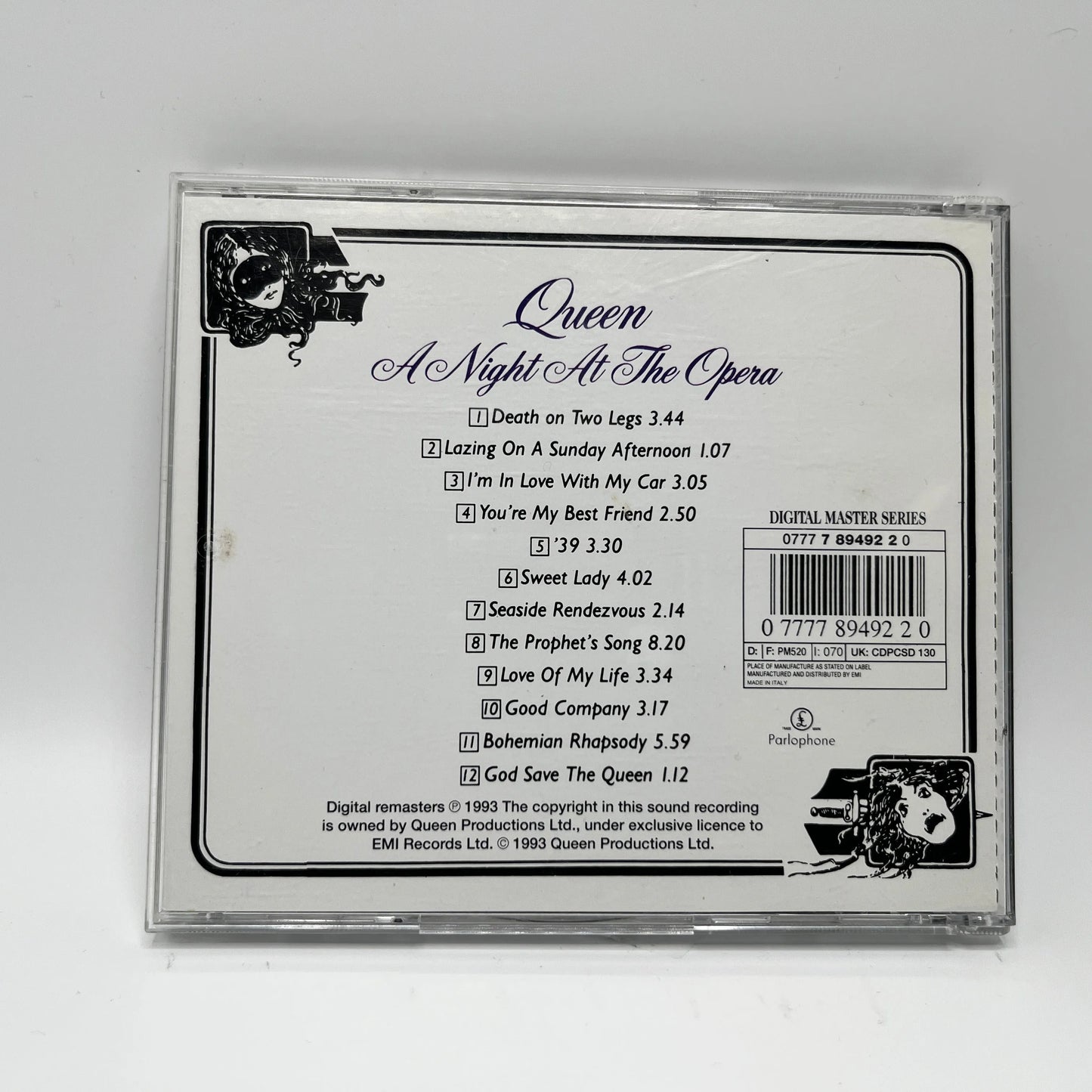 Queen - A Night At The Opera CD