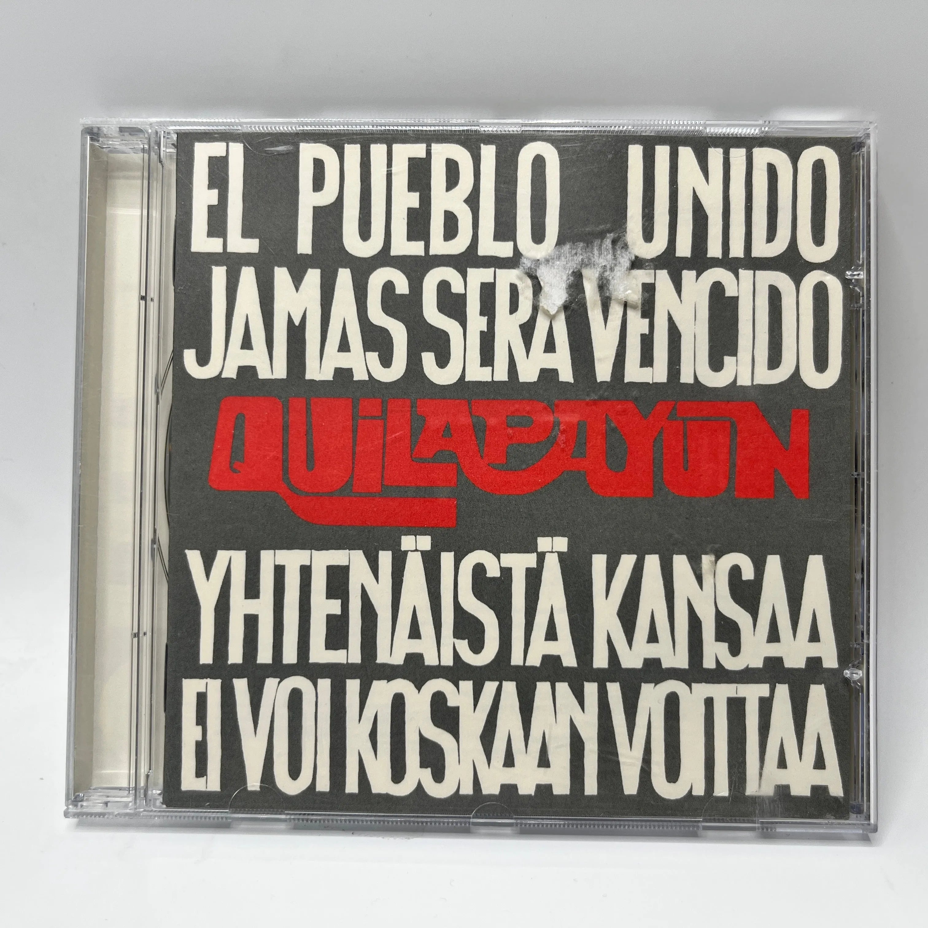 Quilapayún – El Pueblo Unido Jamas Sera Vencido - Yhtenäistä Kansaa Ei Voi Koskaan Voittaa CD
