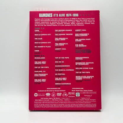 Ramones - It's Alive 1974-1996 - The Ultimate Double Live *EI SUOMI TXT* (DVD)