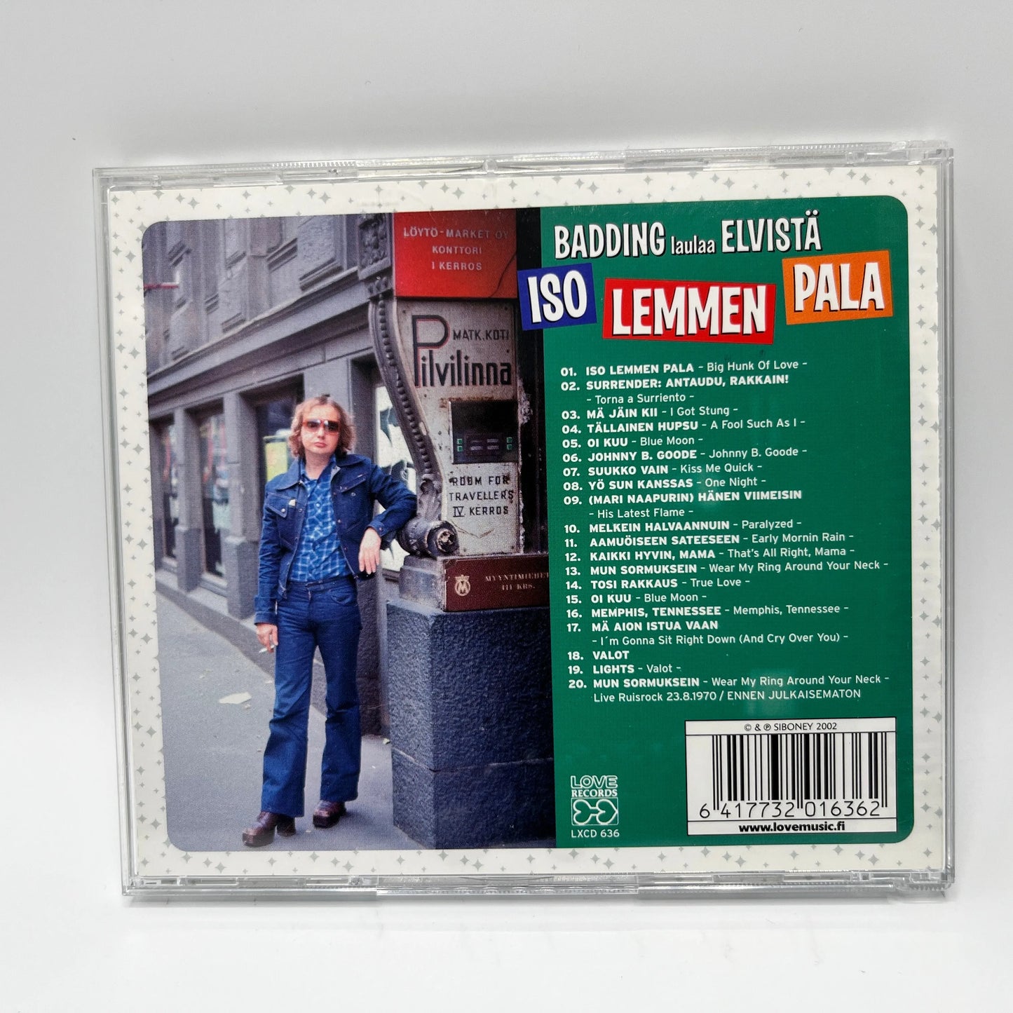 Rauli Badding Somerjoki – Iso Lemmen Pala (Badding Laulaa Elvistä) CD