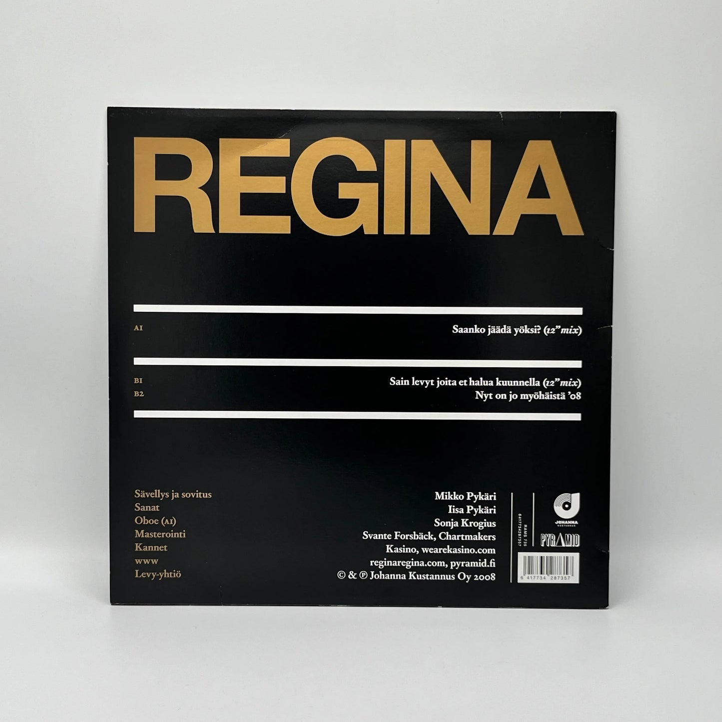 Regina - Saanko Jäädä Yöksi Single