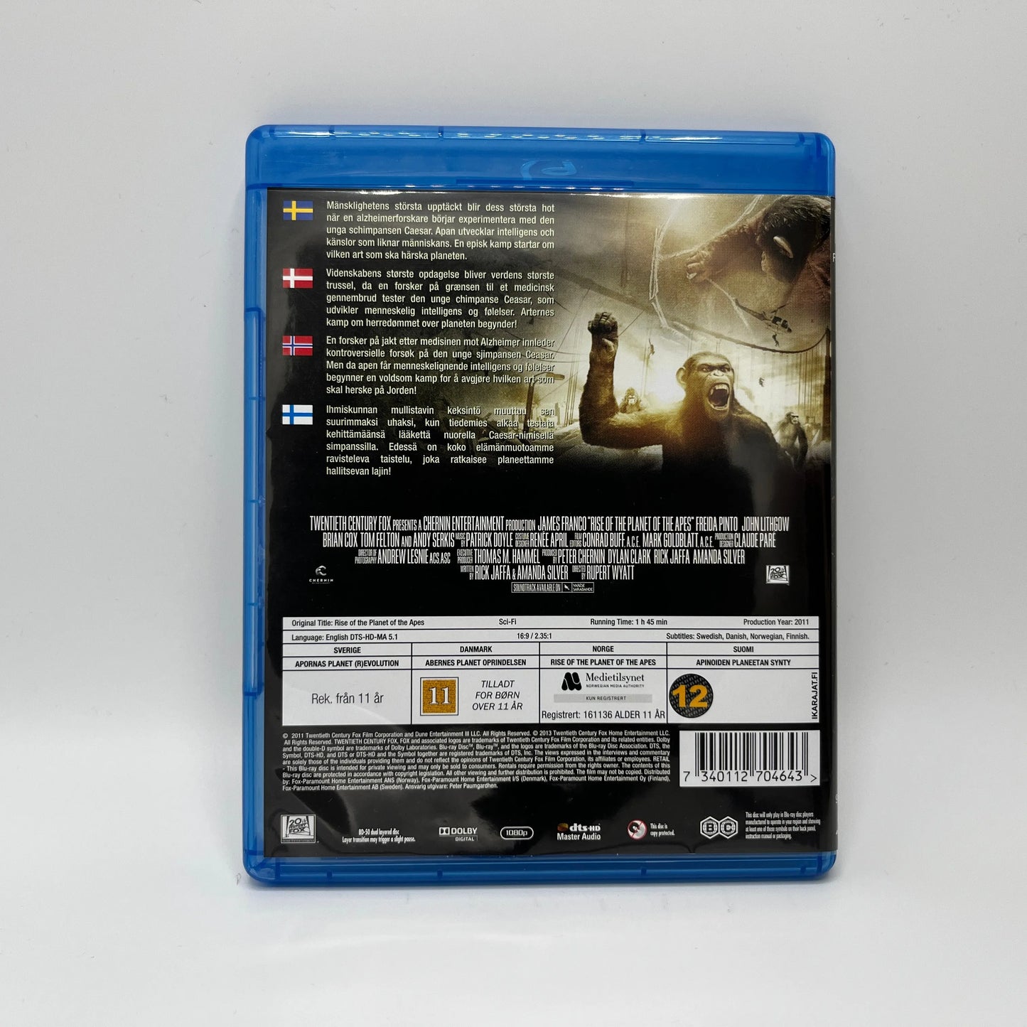 Rise Of The Planet Of The Apes (Blu-Ray)