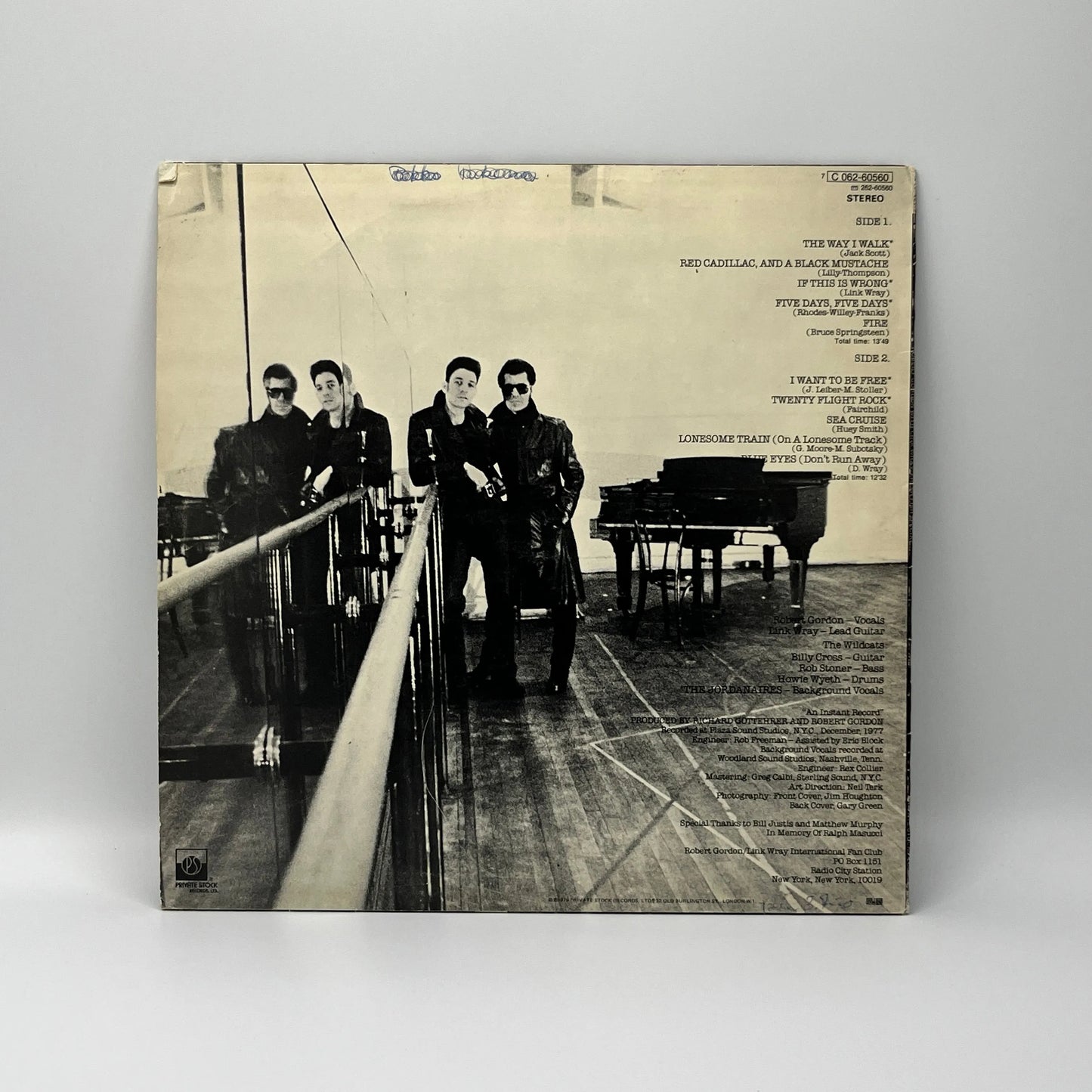 Robert Gordon W/ Link Wray – Fresh Fish Special LP