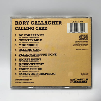 Rory Gallagher - Calling Card CD