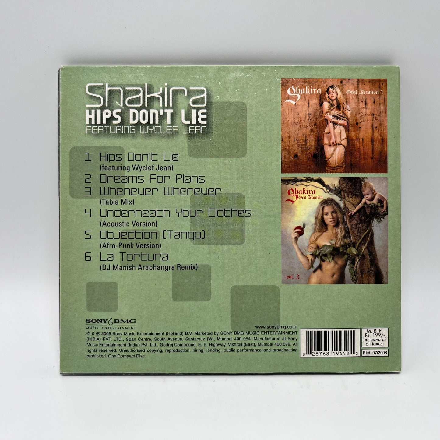 Shakira - Hips Don't Lie Maxi-Single CD