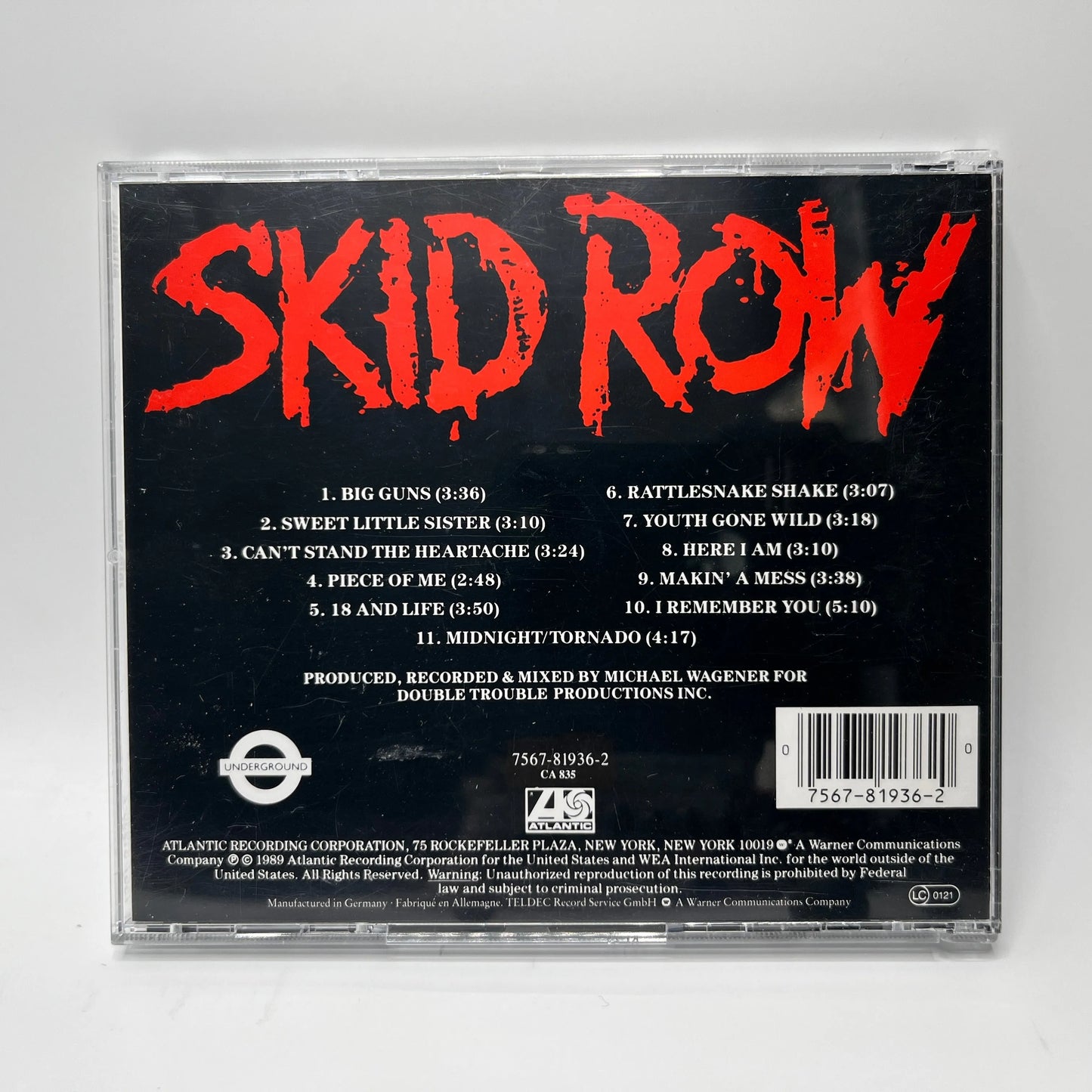 Skid Row - Skid Row CD