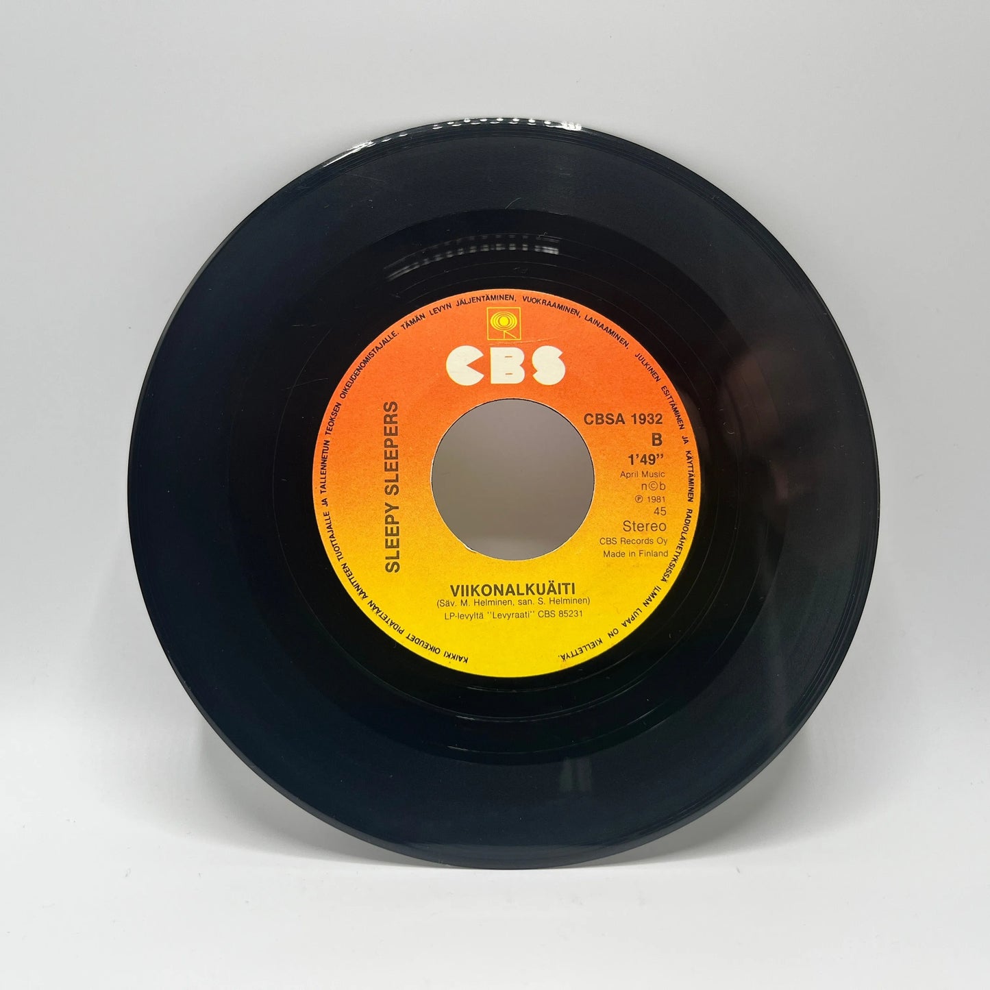 Sleepy Sleepers - Ilotyttö/Viikonalkuäiti Single