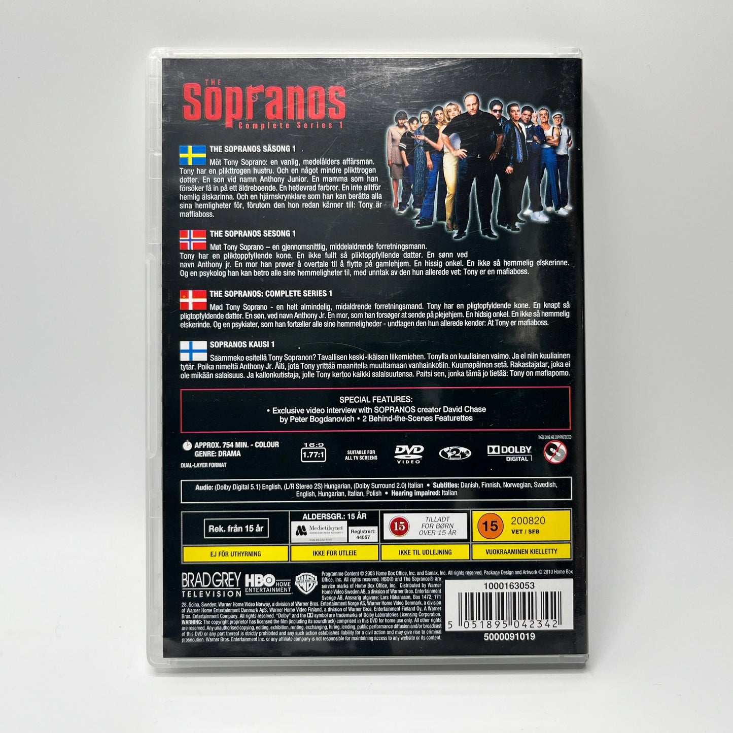 Sopranos - Kausi 1 (DVD Box)