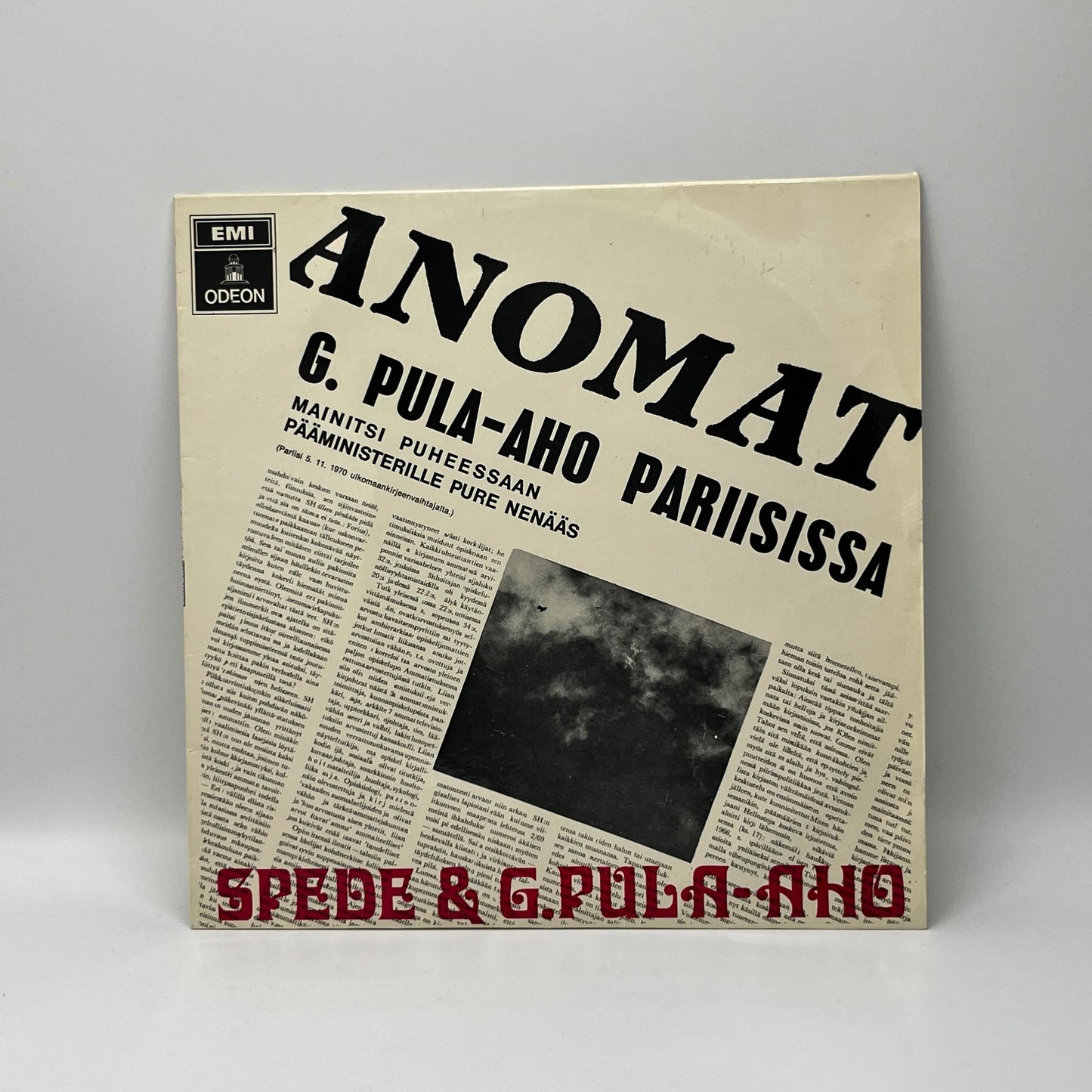 Spede & G. Pula-Aho – G. Pula-Aho Pariisissa LP