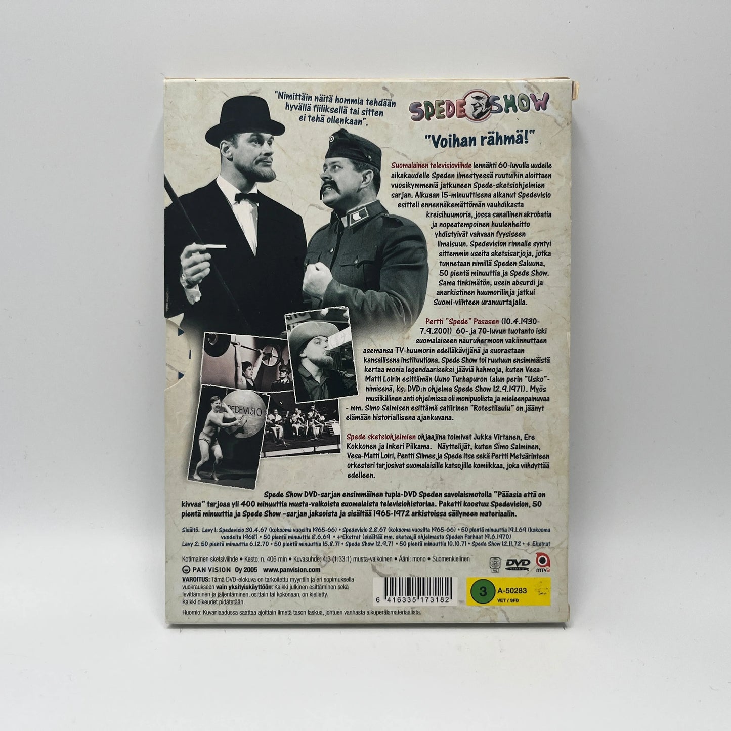 Spede Show - Pääasia että on kivvaa 1965 - 1972 (DVD)