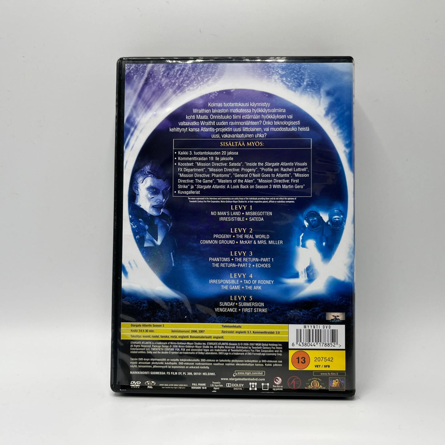 Stargate: Atlantis - 3. Tuotantokausi (DVD Box)