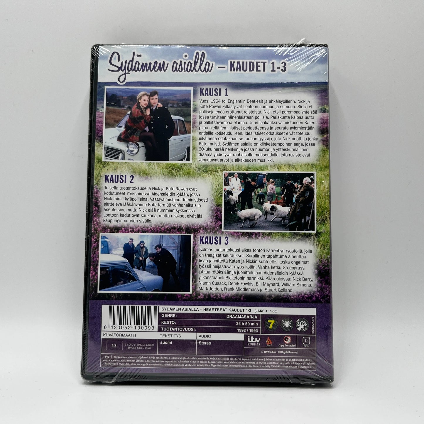 Sydämen Asialla Kaudet 1-3 (DVD)