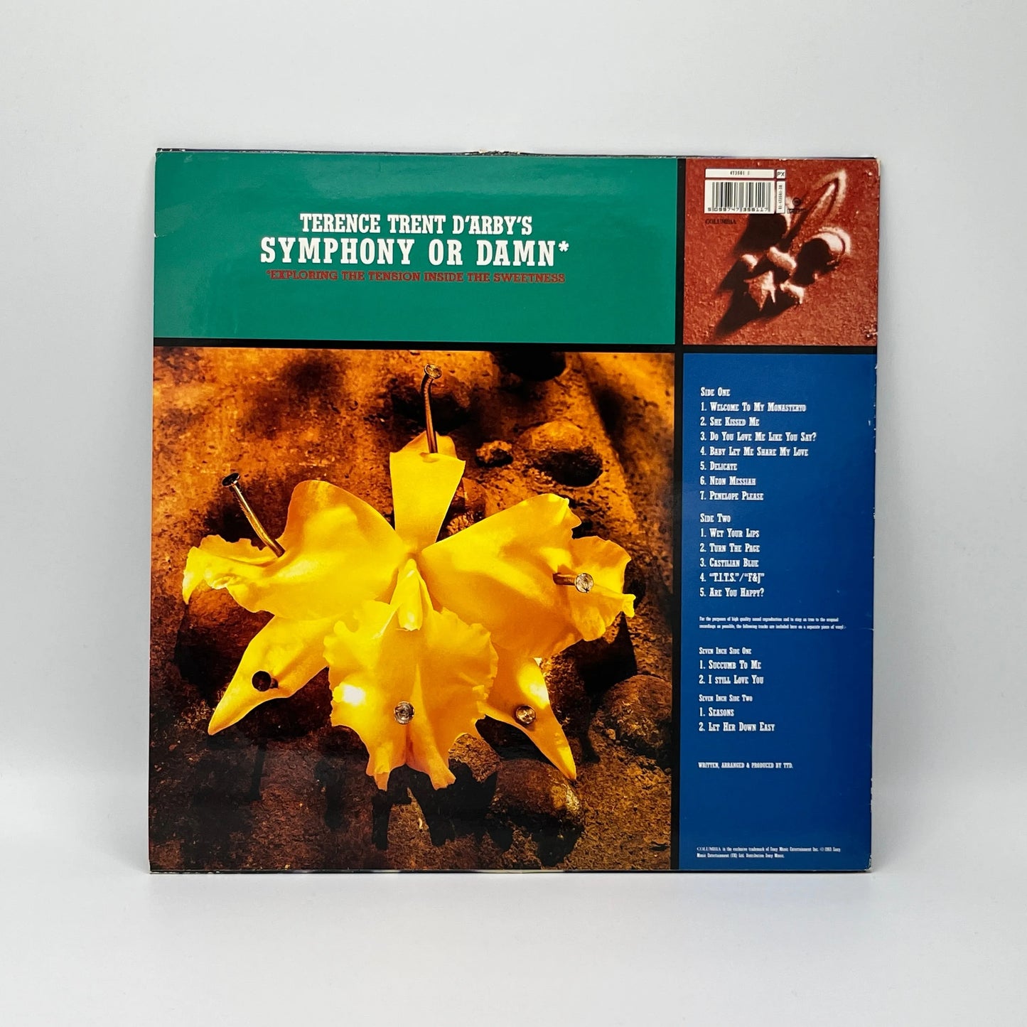 Terence Trent D'Arby – Terence Trent D'Arby's Symphony Or Damn (Exploring The Tension Inside The Sweetness) LP