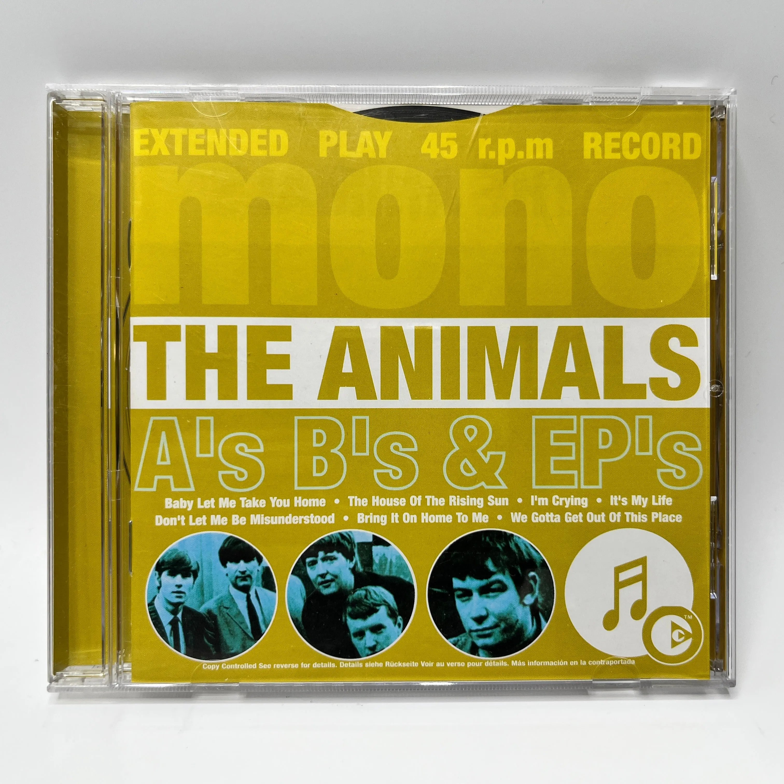 The Animals - A's B's & EP's CD