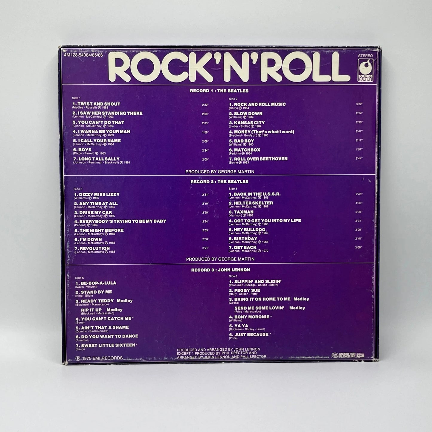 The Beatles & John Lennon - Rock 'N' Roll 3LP