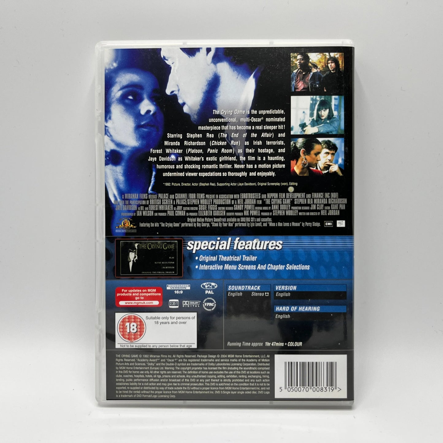 The Crying Game *EI SUOMI TXT* (DVD)