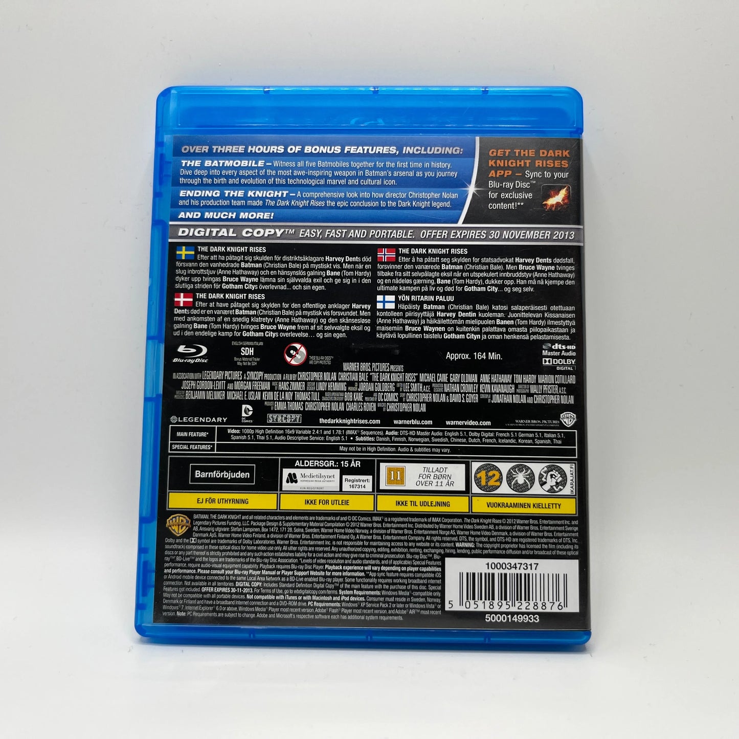 The Dark Knight Rises (Blu-Ray)