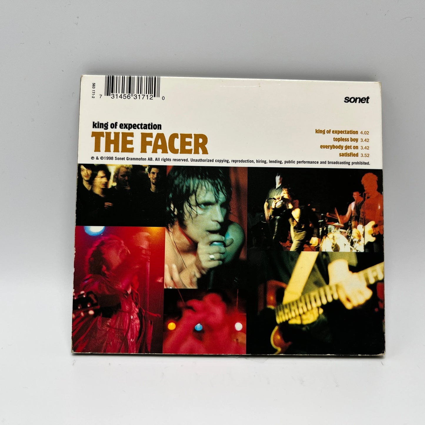 The Facer - King Of Expectation CD