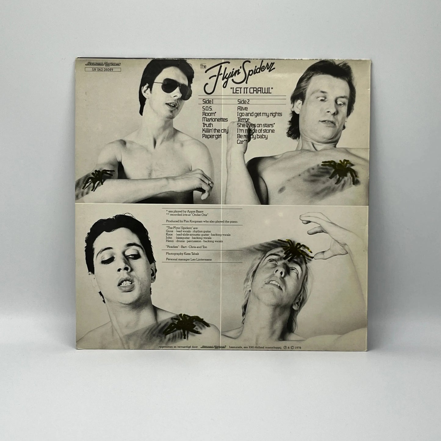 The Flyin' Spiderz - Let It Crawl LP