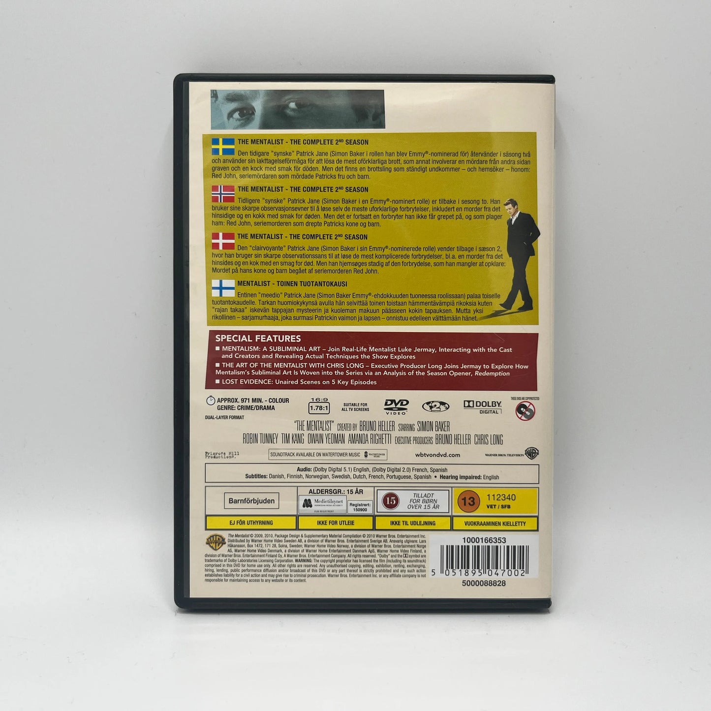 The Mentalist - Kausi 2 (DVD)