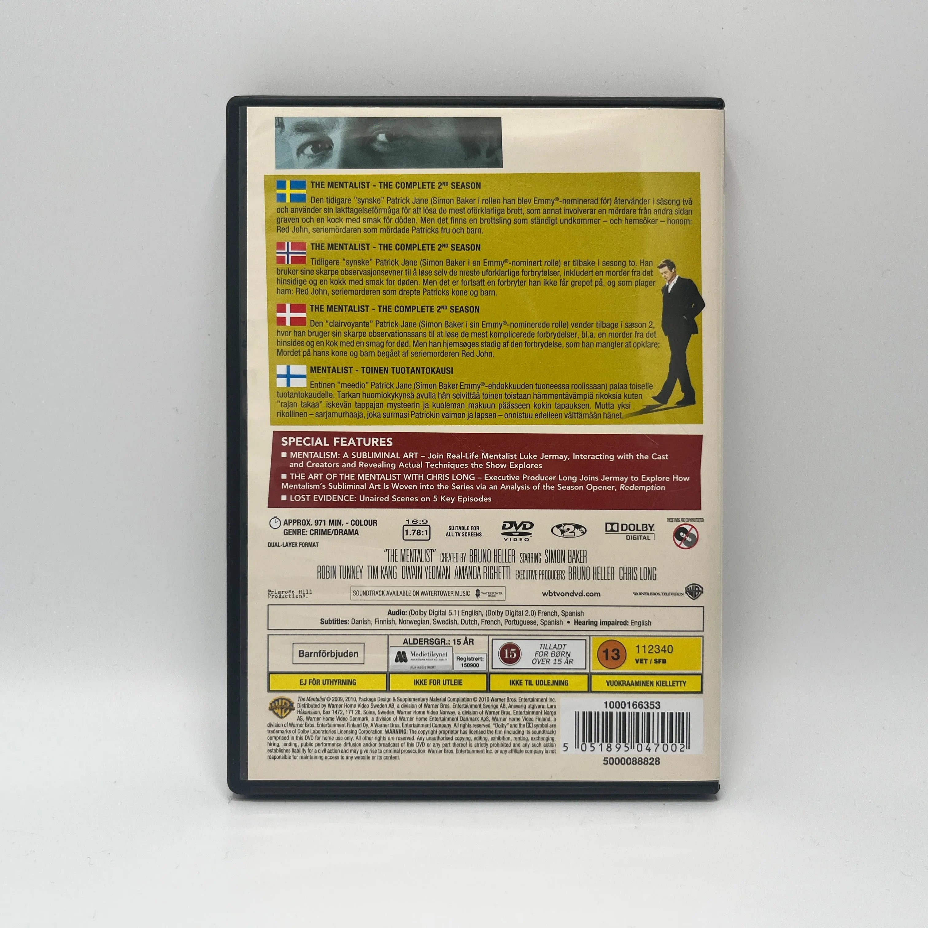 The Mentalist - Kausi 2 (DVD)