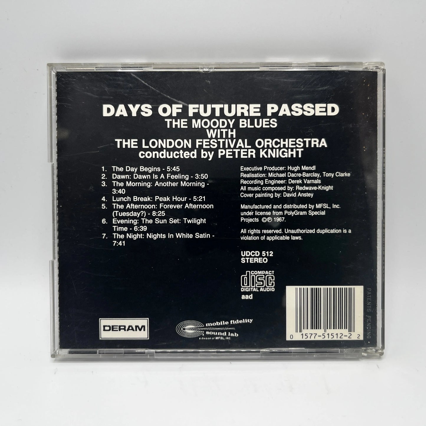The Moody Blues With The London Festival Orchestra Conducted By Peter Knight - Days Of Future Passed CD