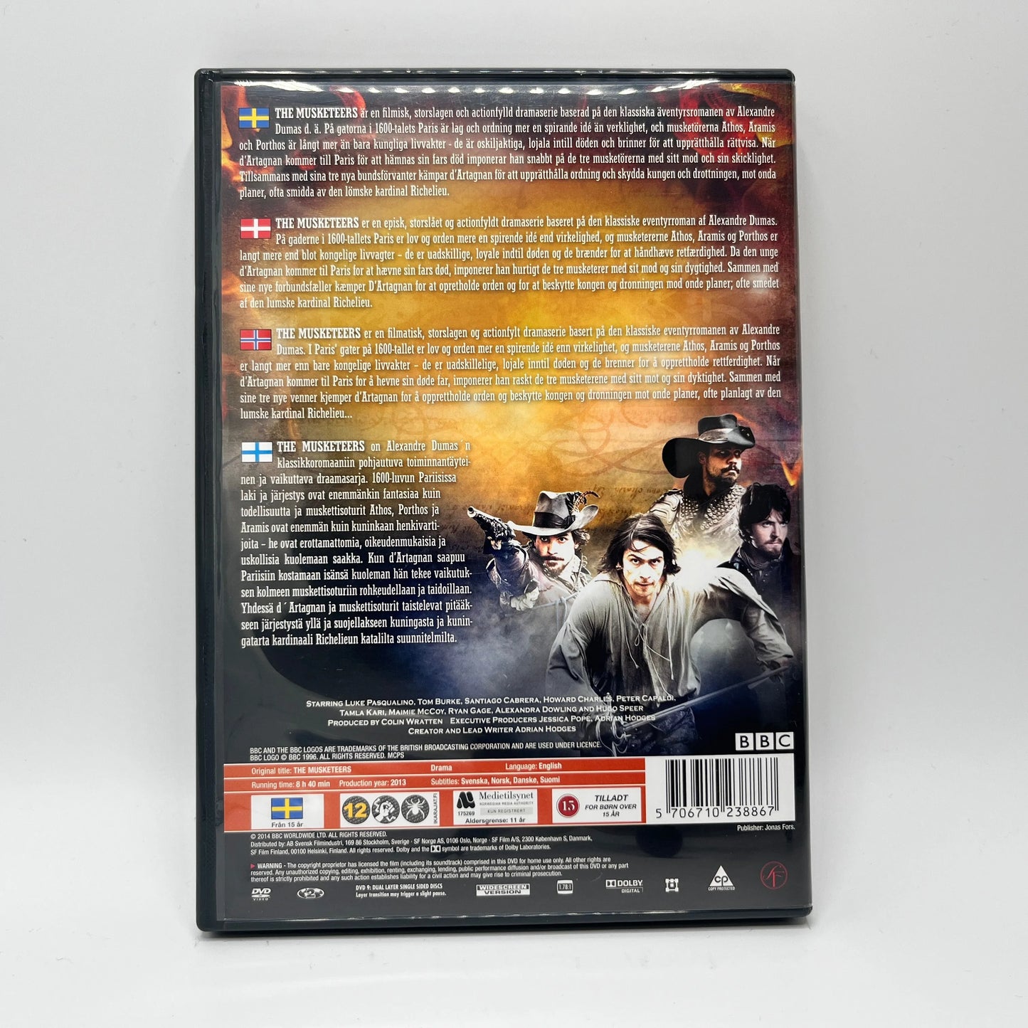 The Musketeers - Kausi 1 (DVD)