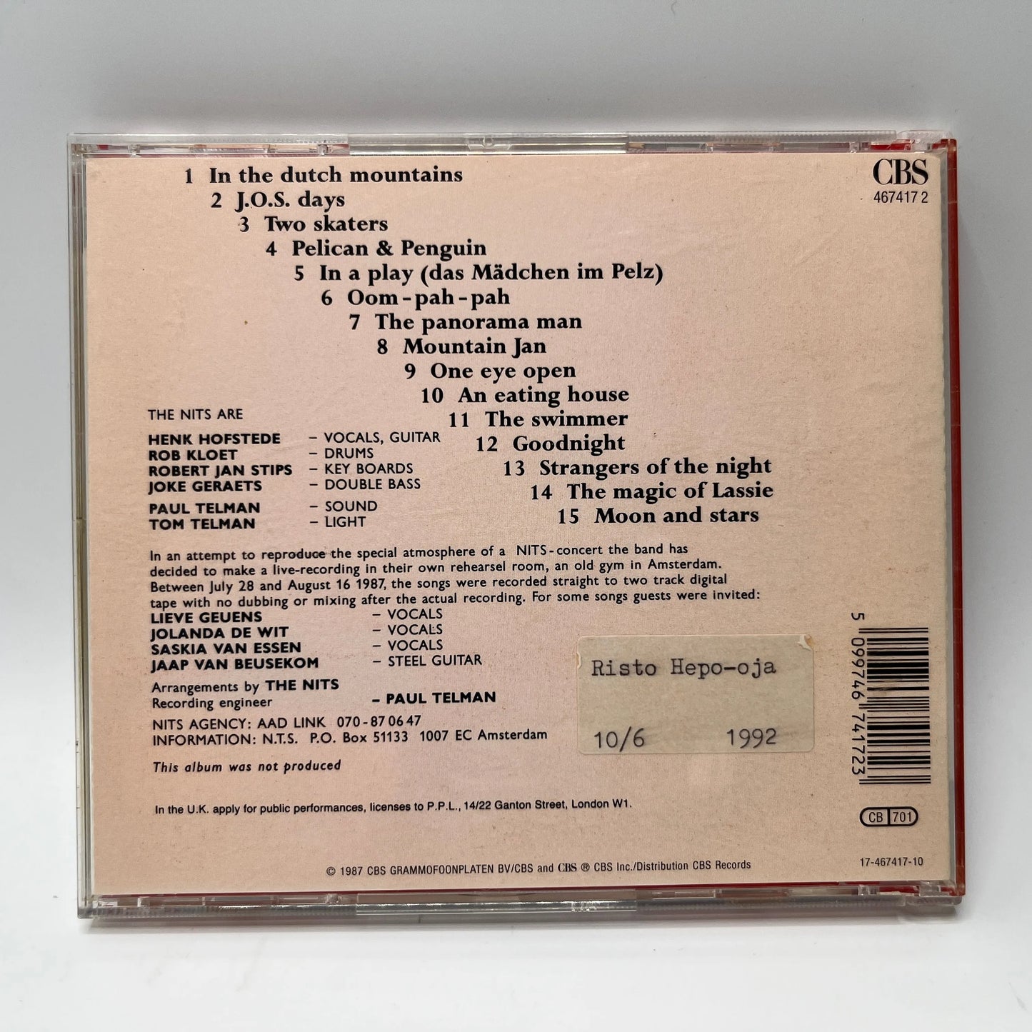 The Nits – In The Dutch Mountains CD