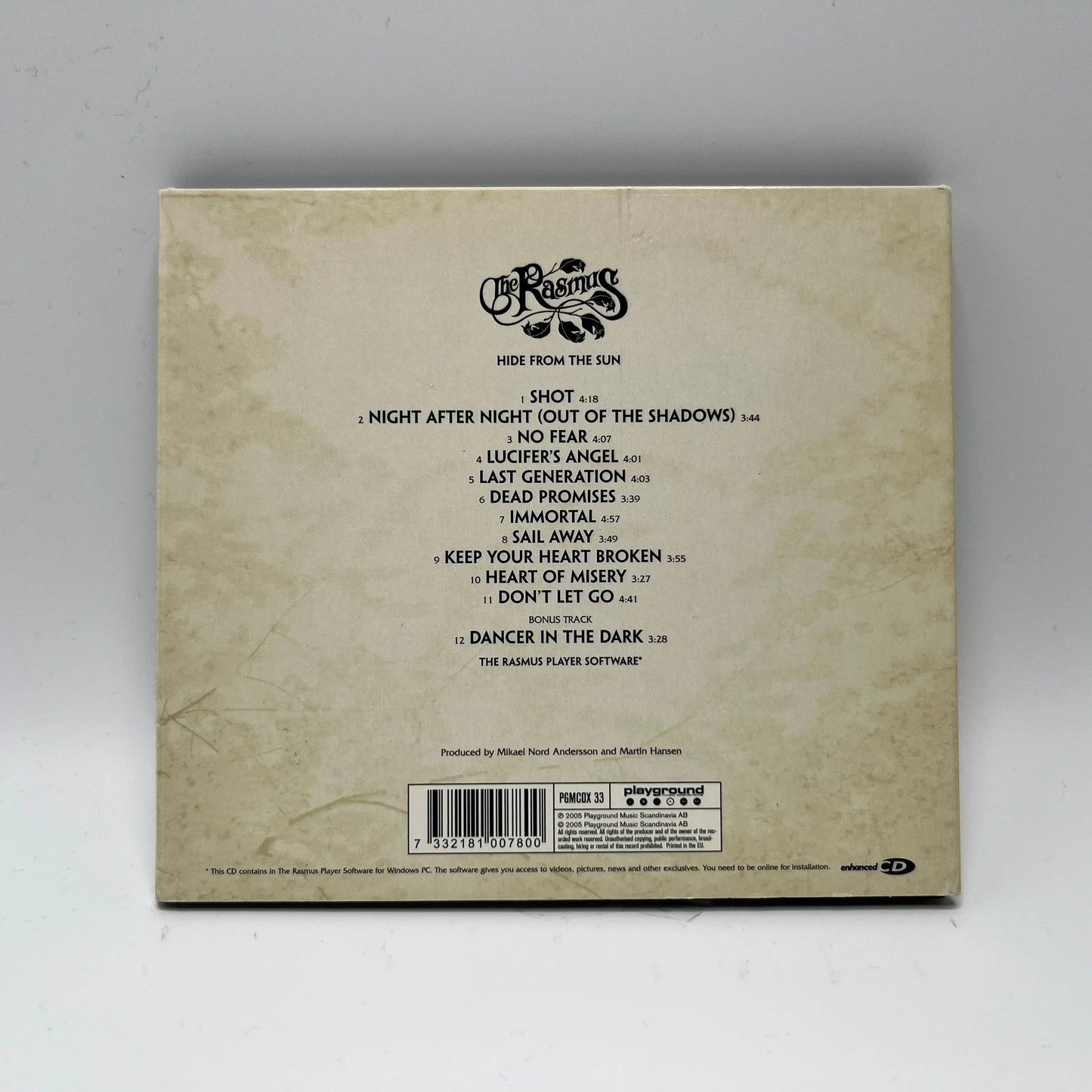 The Rasmus - Hide From The Sun CD