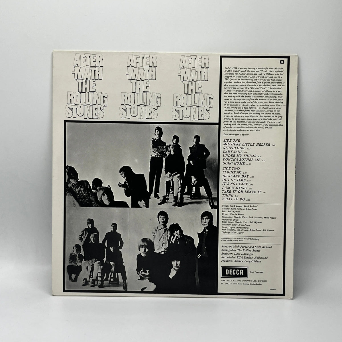 The Rolling Stones – Aftermath LP