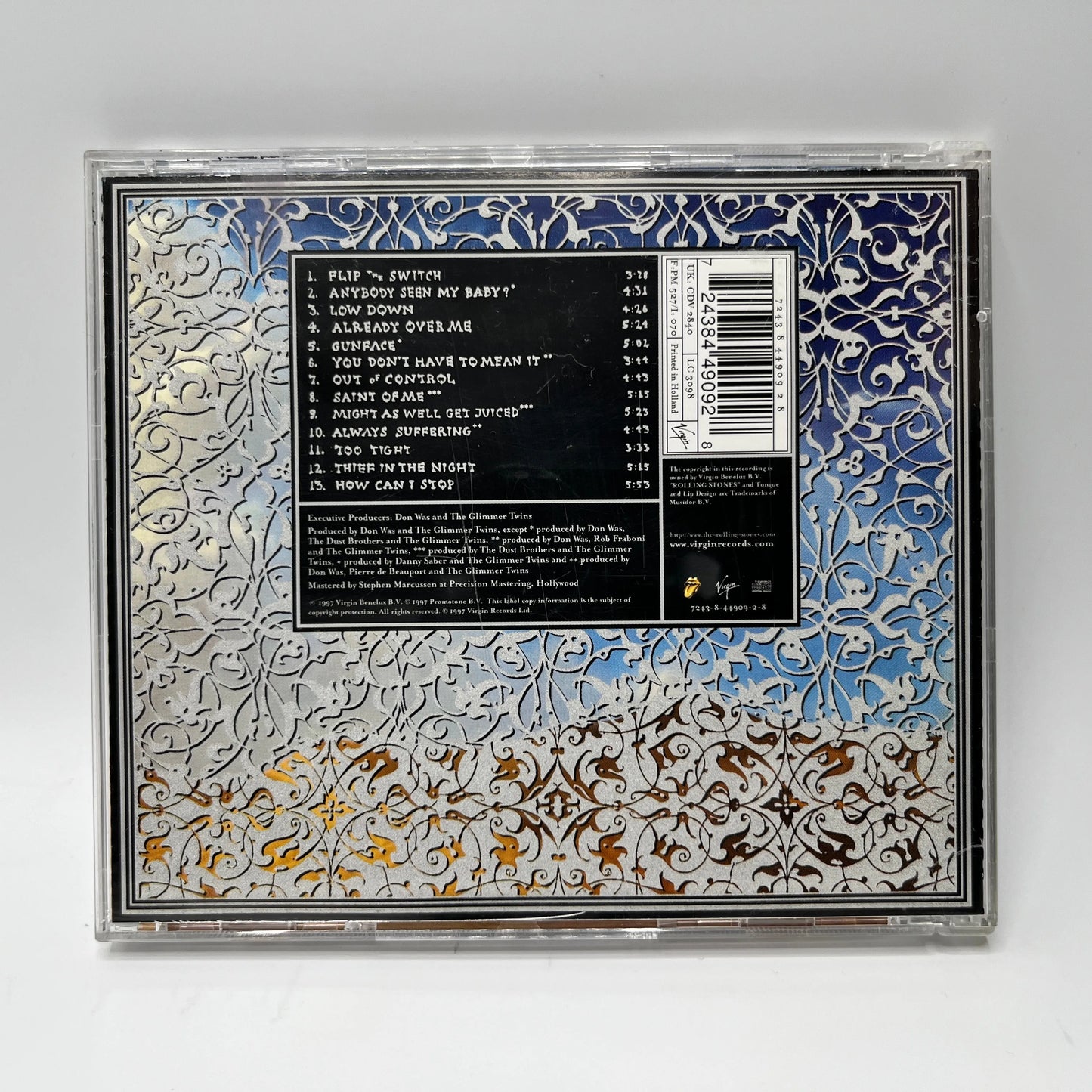 The Rolling Stones - Bridges To Babylon CD