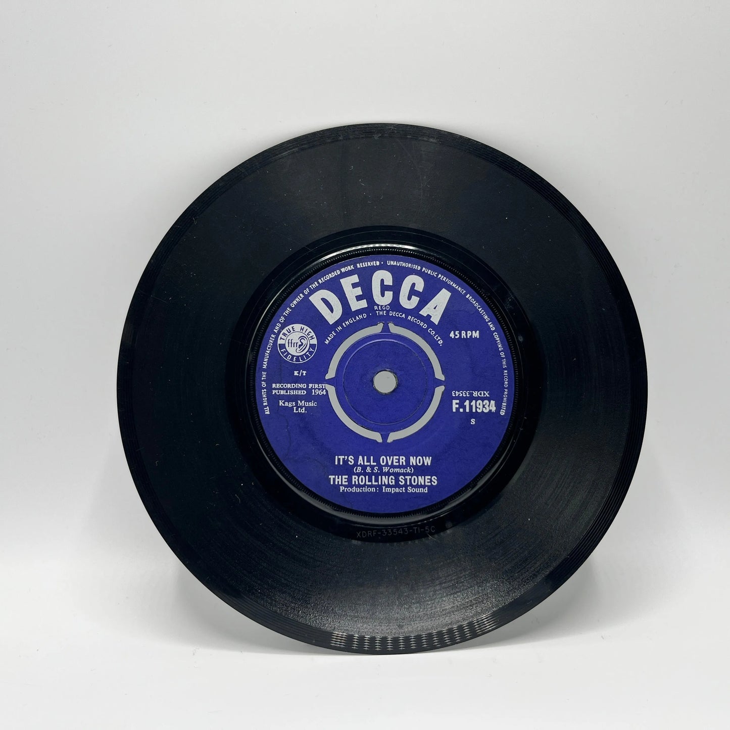 The Rolling Stones - It's All Over Now Single