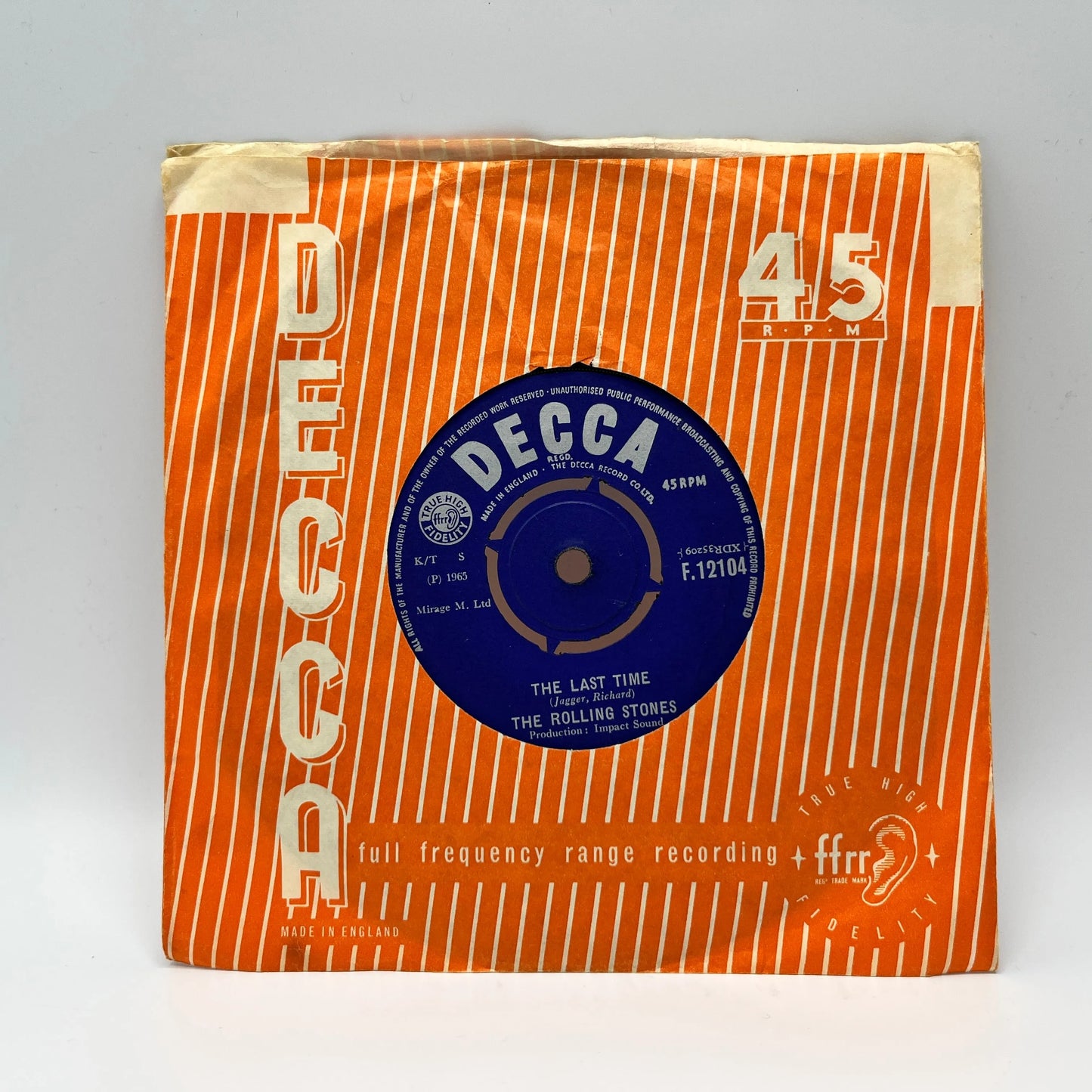 The Rolling Stones - The Last Time Single