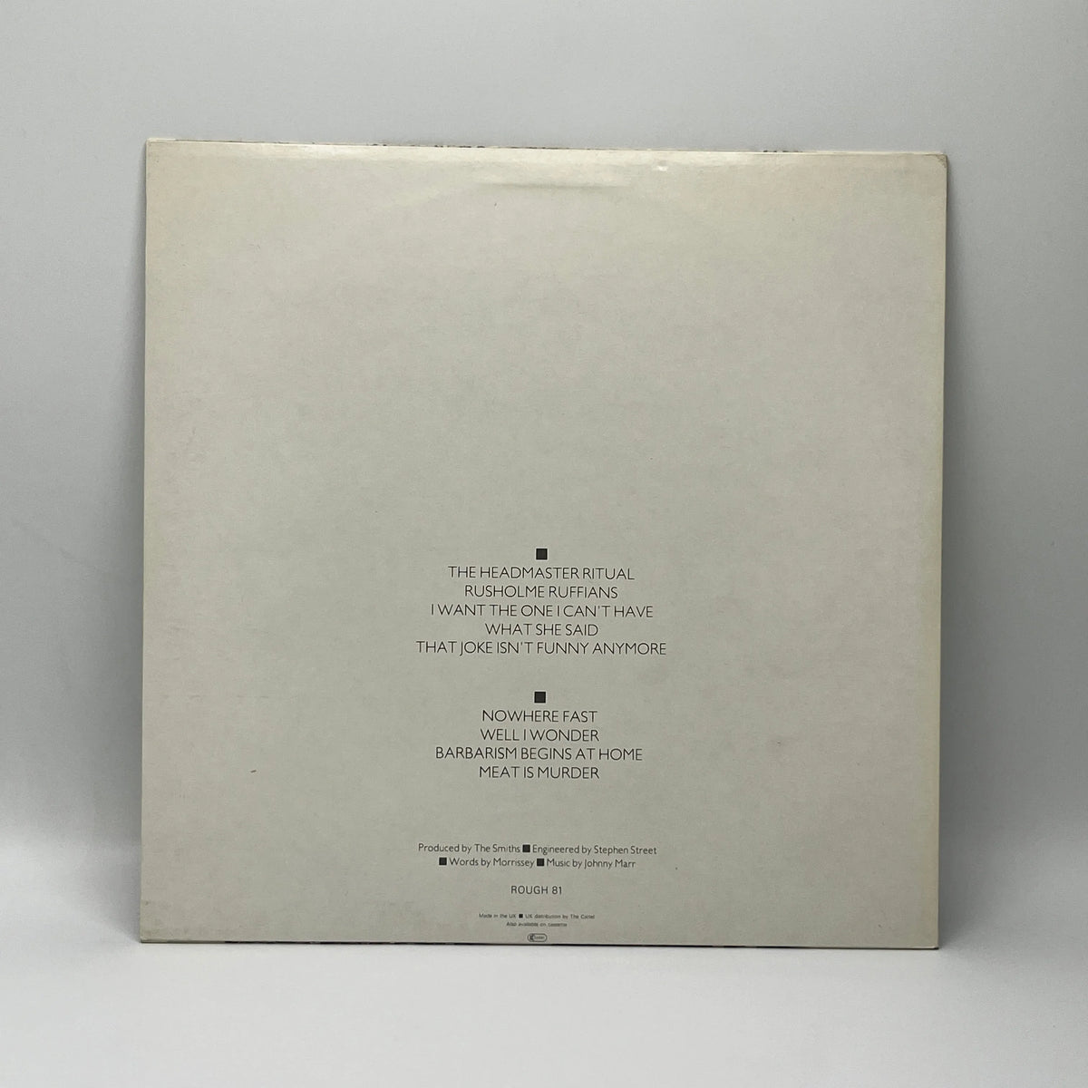 The Smiths – Meat Is Murder LP