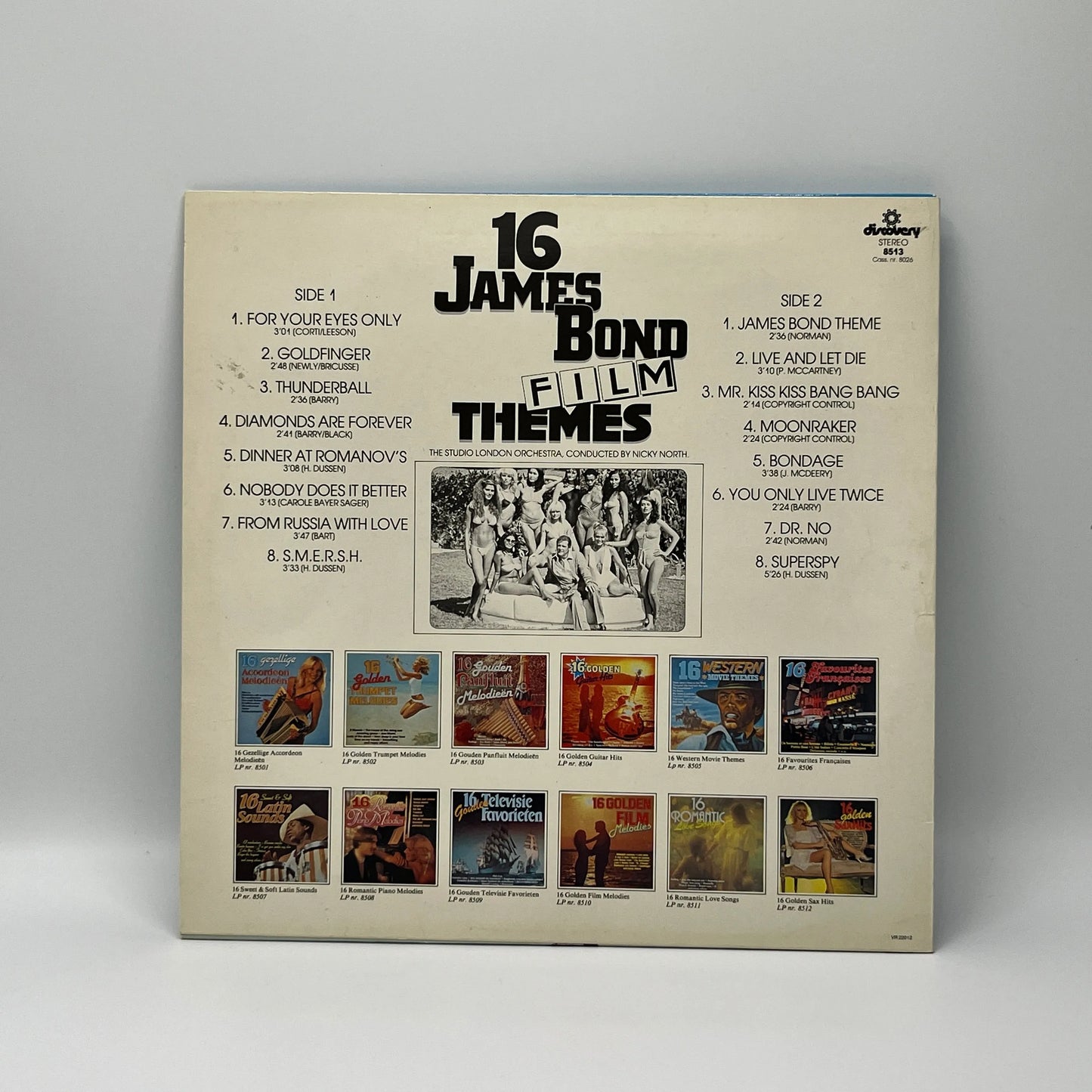 The Studio London Orchestra – 16 James Bond Film Themes LP