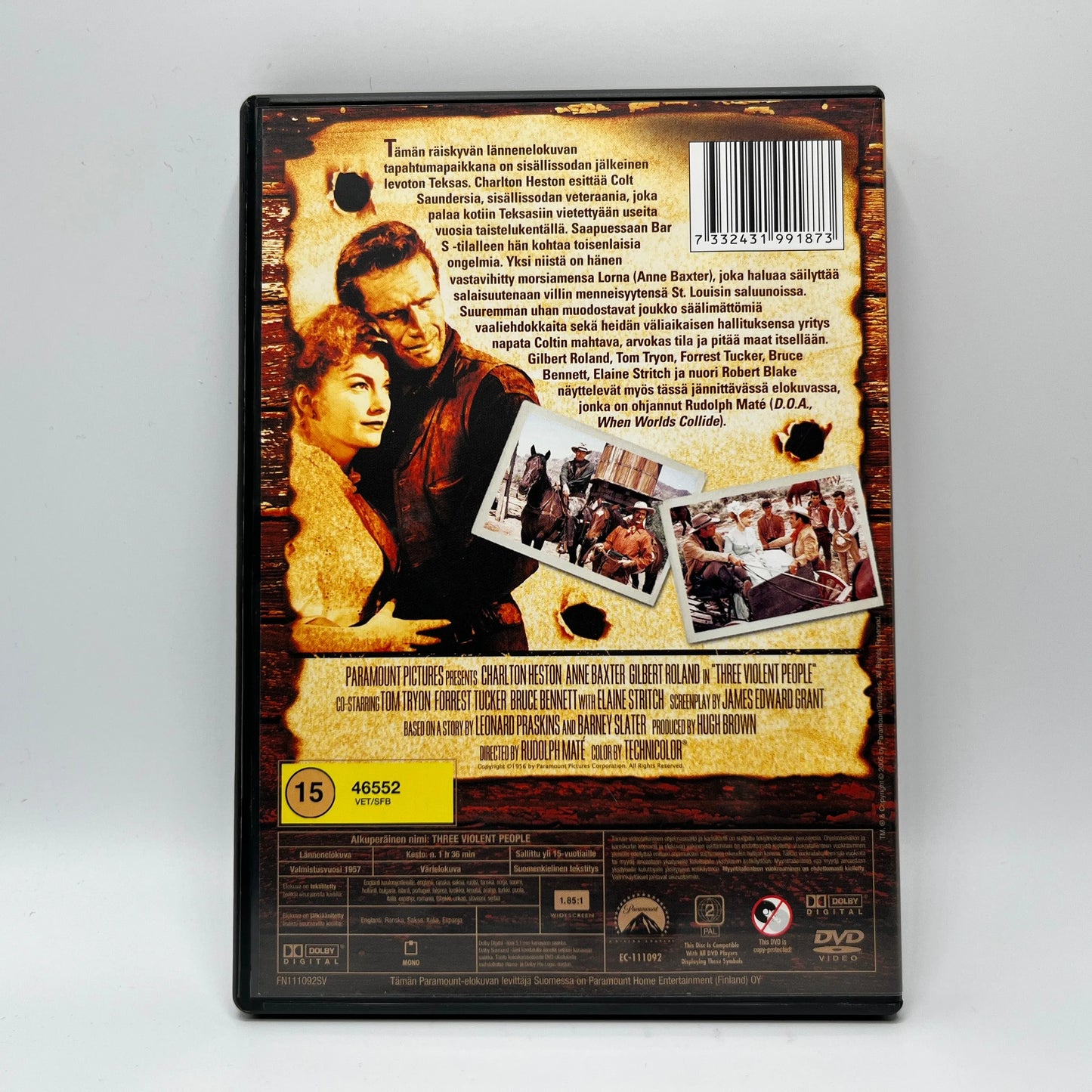 Three Violent People (DVD)