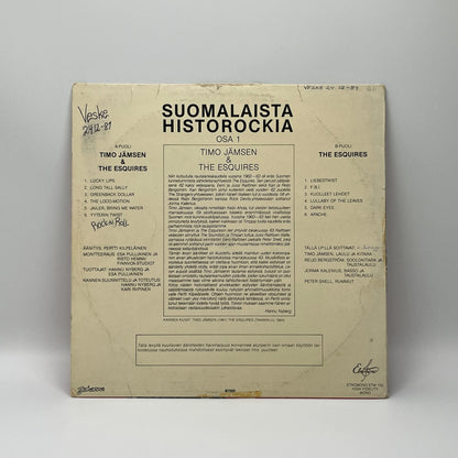 Timo Jämsen & The Esquires  – Suomalaista Historockia Osa 1 LP